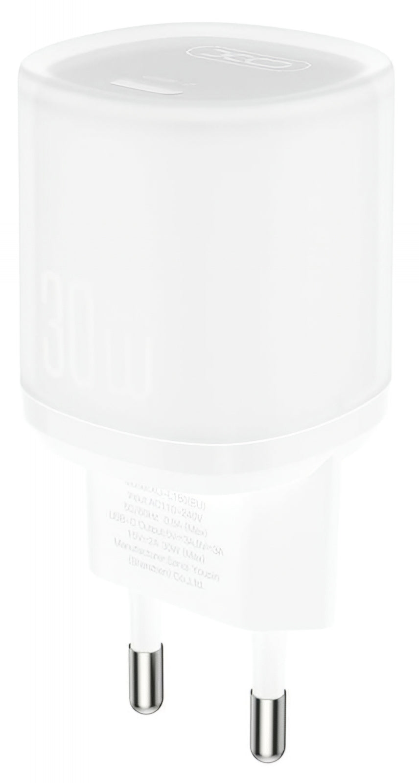 Nettlader XO Design L150, 30W, 3A, 1 x USB-C, Hvit