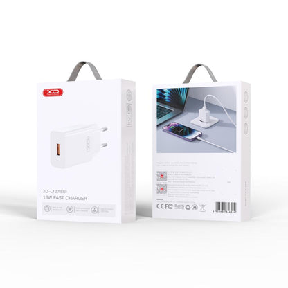 Nettlader XO Design L127, 18W, 3A, 1 x USB-A, Hvit