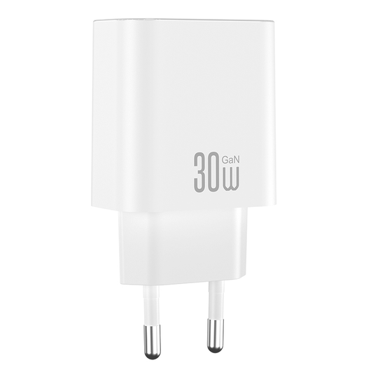 XO Design CE41 nettadapter, 30W, 3A, 1 x USB-C, hvit