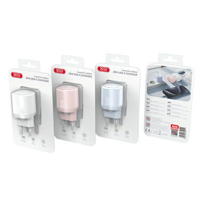 Nettlader XO Design L150, 30W, 3A, 1 x USB-C, Hvit