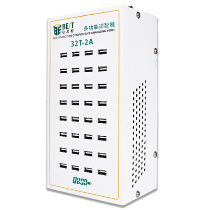 Best 32T-2A ladestasjon, 2A, 32 x USB-A, hvit