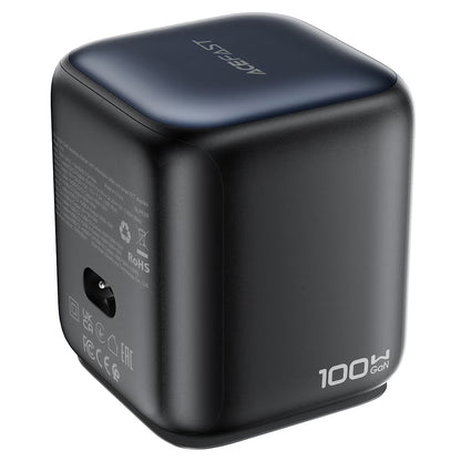 Ladestasjon med USB-C-kabel Acefast Z10, 100W, 1 x USB-A - 2 x USB-C, svart
