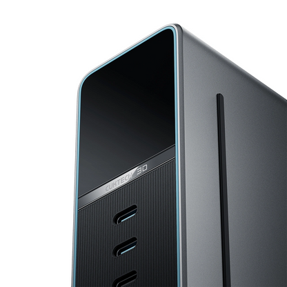 Laderstasjon Cuktech TA3005U, 300W, 1 x DC - 1 x USB-A - 3 x USB-C, Grå