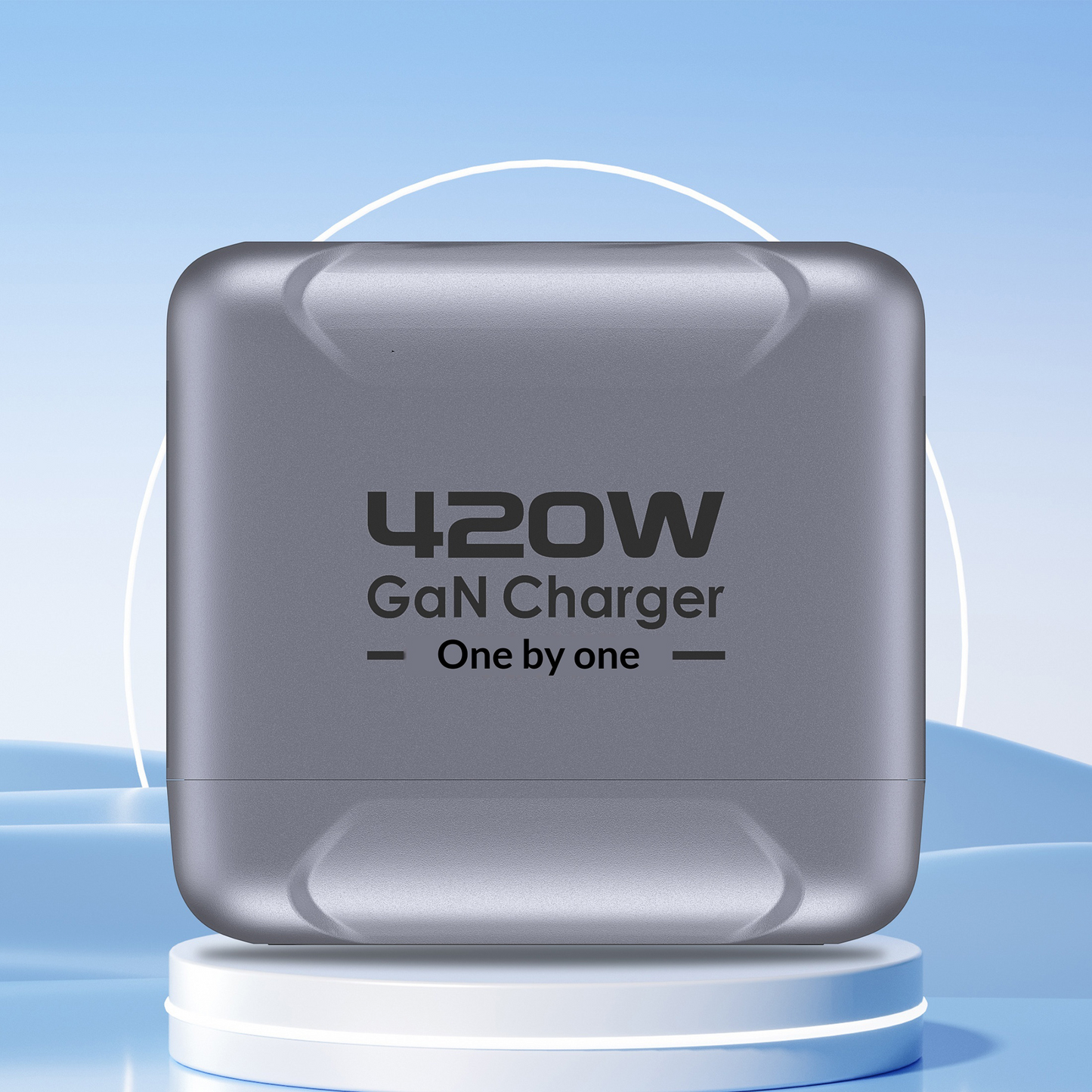 OEM Ladestasjon BK-126D, 140W, 5A, 2 x USB-A - 6 x USB-C, Grå