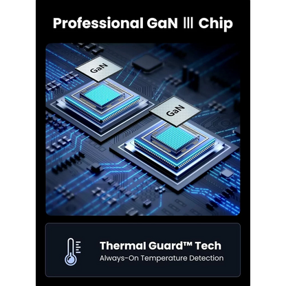 UGREEN CD333 Nexode Ladestasjon, 300W, 5A, 1 x USB-A - 4 x USB-C, Grå, Reselgert