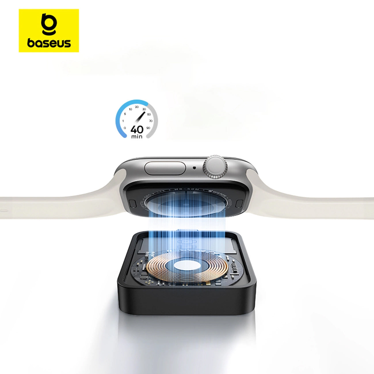 Trådløs lader Baseus MagPro for Apple Watch Series