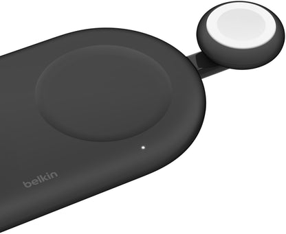 Belkin BoostCharge trådløs lader for Apple Watch Series, hvit WIZ022glWH-B1