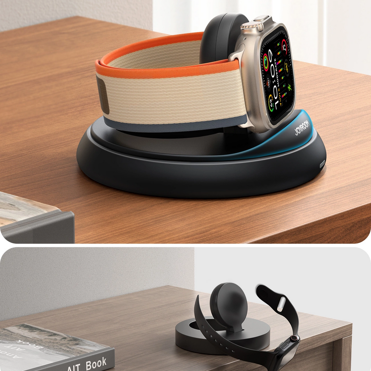 Trådløs lader Joyroom JR-W12 for Apple Watch Series, svart
