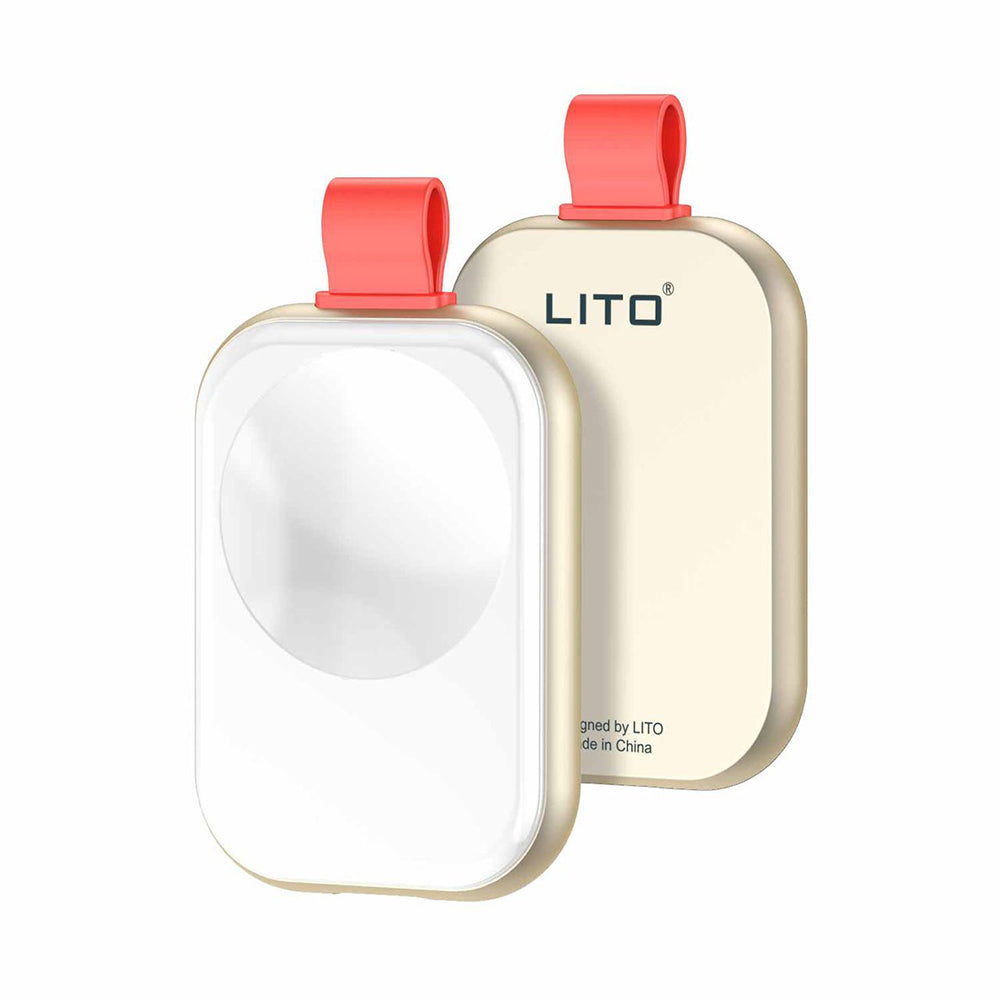 Trådløs Lader Lito LC03 for Apple Watch Series, Hvit