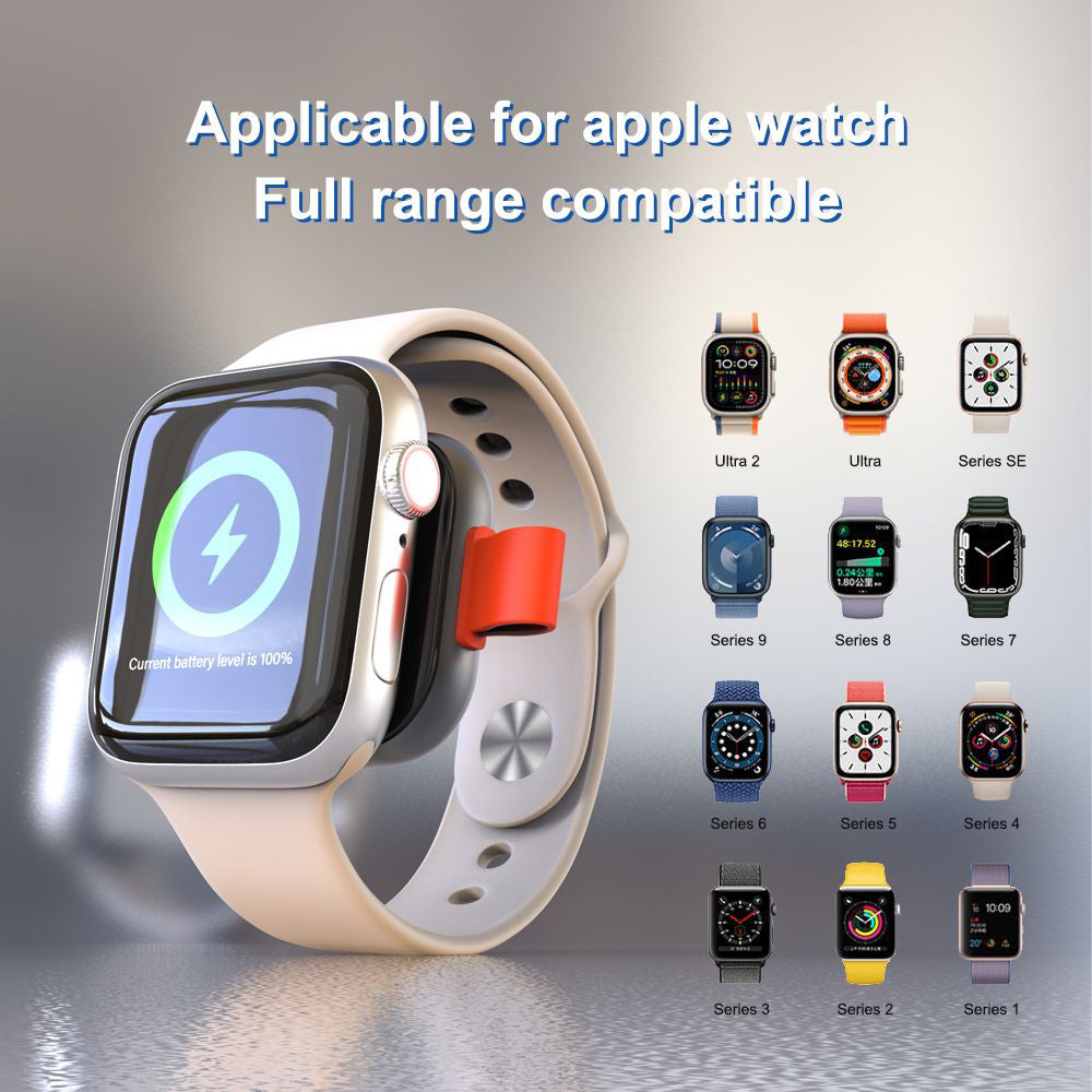 Trådløs Lader Lito LC03 for Apple Watch Series, Svart