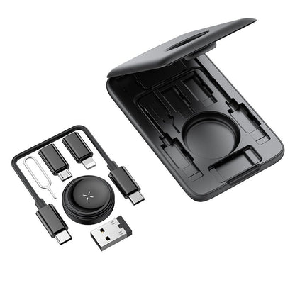 Trådløs Lader McDodo CH-2440 8in1 for Apple Watch Series, Svart