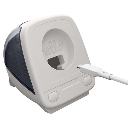 Spigen C1 Classic støtte for trådløs lader til Apple Watch Series, Grå