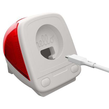 Spigen C1 Classic Støtte for Trådløs Lader til Apple Watch Series, Rød AMP09341