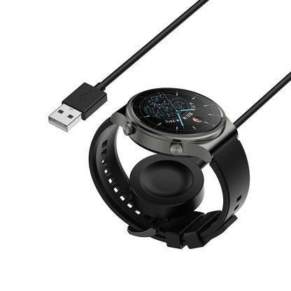 Trådløs lader Techsuit THC1 for Honor Watch / Huawei Watch Series, USB-A, Svart