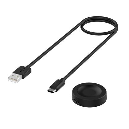 Trådløs lader Techsuit THC2 for Honor Watch / Huawei Watch Series, USB-A, Svart