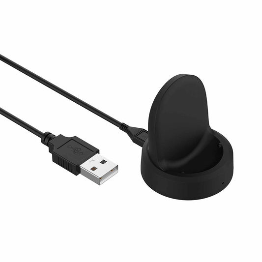 Trådløs Lader Techsuit TSC3 for Samsung Galaxy Watch Series, USB-A, Svart