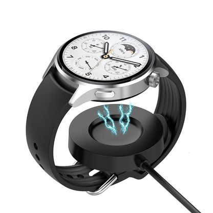 Trådløs lader Techsuit TXC6 for Xiaomi Watch S1 Pro, USB-A, Svart