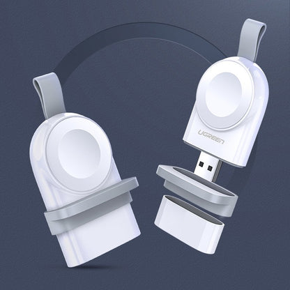 UGREEN trådløs lader for Apple Watch Series, Hvit