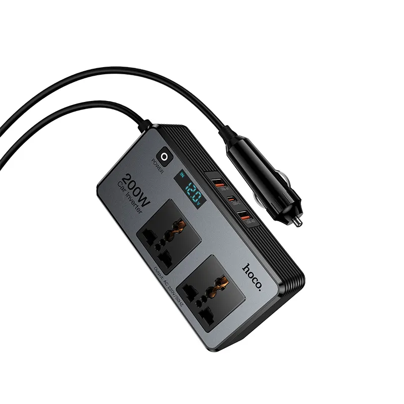 Bilstrøminverter HOCO Z66, 200W