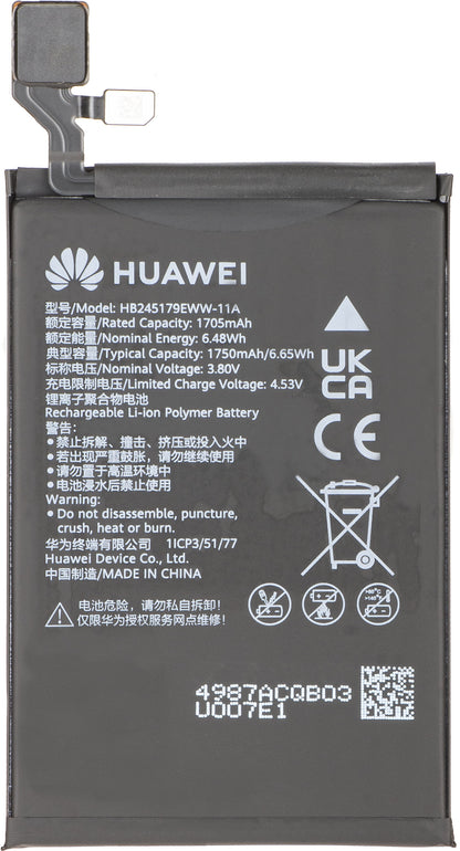 Batteripakke HB245179EWW-11A for Huawei Mate X7 Service Pack og dedikerte serviceverktøy