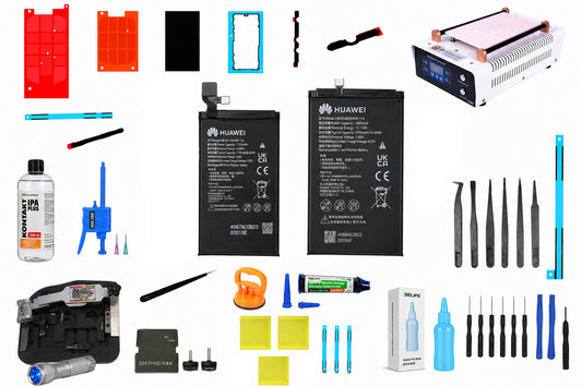 Batteripakke HB2856B3EWW-11A + HB245179EWW-11A for Huawei Mate X7 Service Pack og dedikerte serviceverktøy