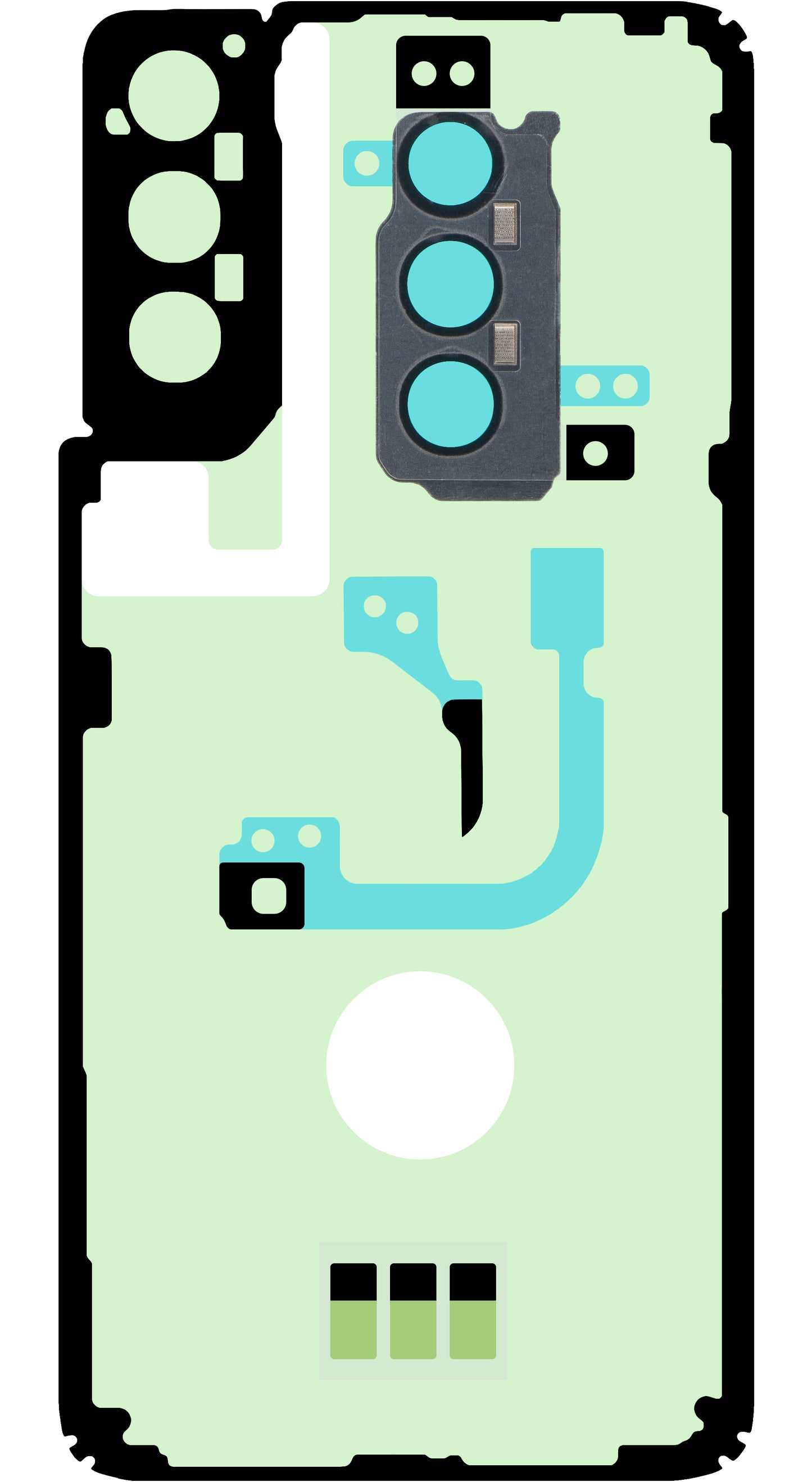 Limsett for batterideksel Samsung Galaxy S21+ 5G G996, Service Pack GH82-24565A