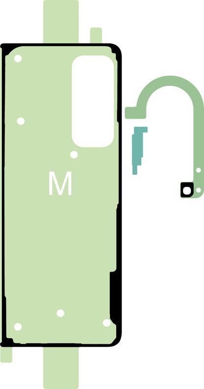 Kit Lim for Batterideksel Samsung Galaxy Z Fold4 F936, Service Pack GH82-29456A