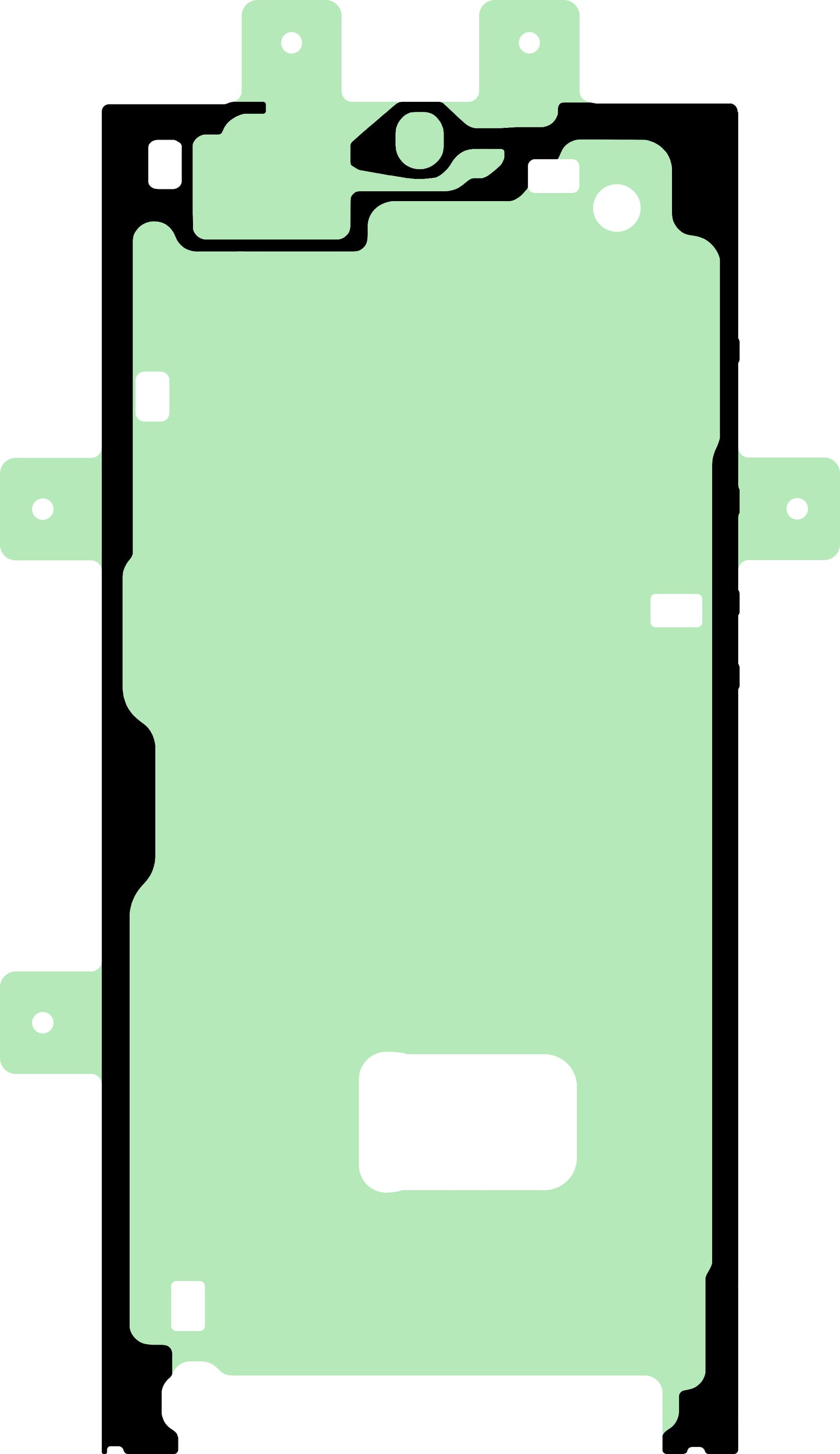 Kit for liming av skjerm Samsung Galaxy S23 Ultra S918, Service Pack GH82-30558A
