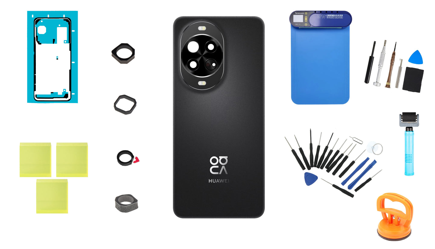 Batteridekselsett Huawei nova 14 Pro Svart Service Pack og dedikerte serviceverktøy