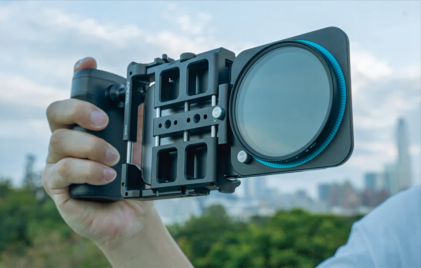 Apexel Vlogging-kit for telefon, svart APL-VG05CH