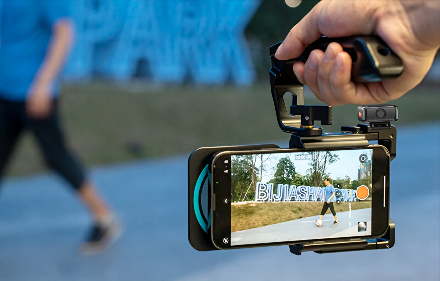 Apexel Vlogging-kit for telefon, svart APL-VG05CH
