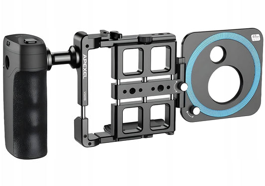 Apexel Vlogging-kit for telefon, svart APL-VG05CH