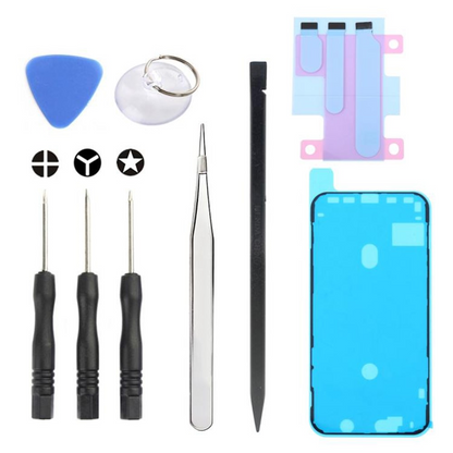 Jiafa JF-8162 Reparasjonssett for utskifting av batteri til Apple iPhone 16 Pro, 9-i-1