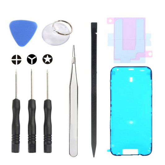 Jiafa JF-8162 Reparasjonssett for utskifting av batteri til Apple iPhone 17 Pro Max, 9-i-1