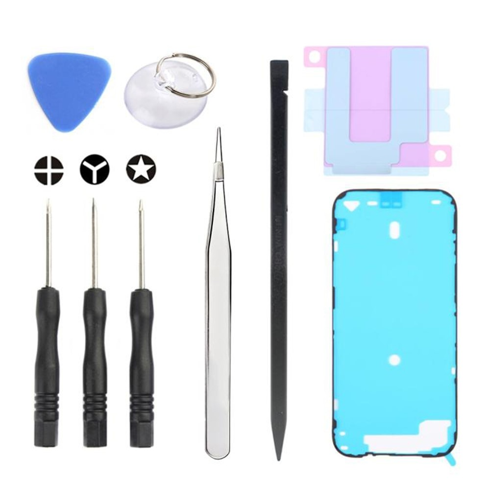 Jiafa JF-8162 Reparasjonssett for utskifting av batteri til Apple iPhone 17 Pro, 9i1