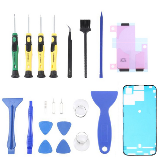 Jiafa JF-8182 reparasjonssett for batteribytte Apple iPhone 15 Pro Max, 21i1