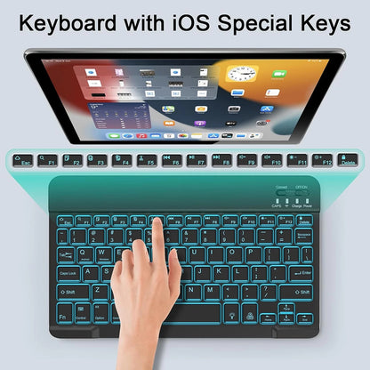 Trådløst tastatur- og mussett Techsuit AirCombo WKM1, BT / Wi-Fi, svart