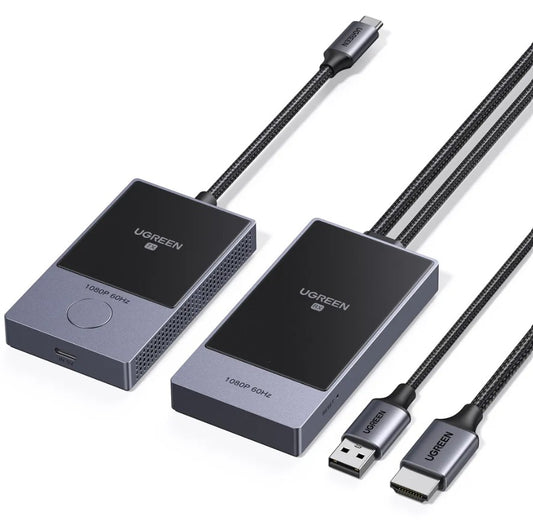 UGREEN CM737 trådløs HDMI-extender, 1080P, Grå
