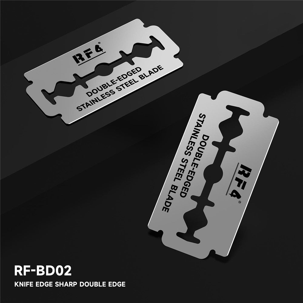 Reserveblad RF4 RF-BD02 for UV / OCA limfjerningsverktøy, sett med 100 stk