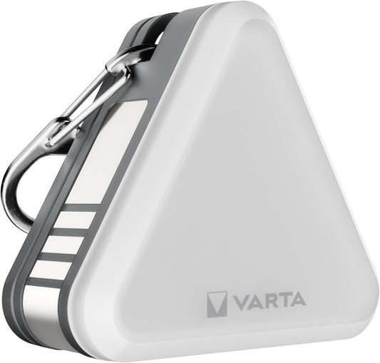 Varta Magnetic Safety Light LED-nøkkelringlampe, 25lm, Sølv