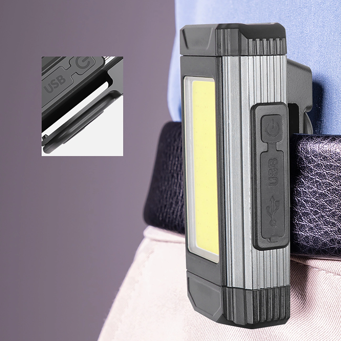 Arbeidslampe LED WZK WLR-15W, 1500lm, Grå