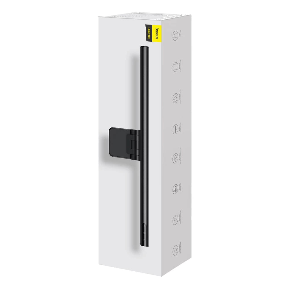Baseus i-Wok LED-skjermlampe, 2900K - 5000K, Svart DGIWK-B01