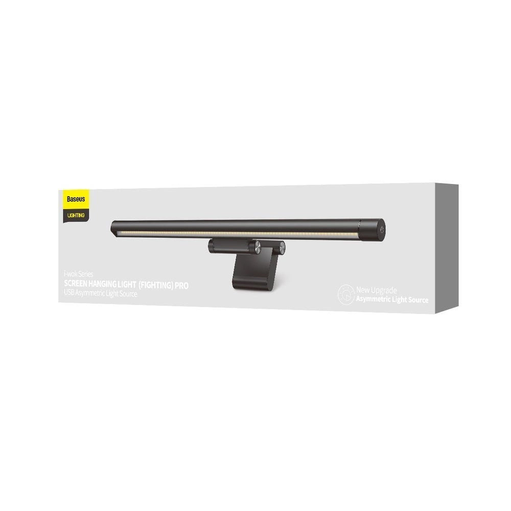 Baseus i-Wok Pro LED-skjermlampe, 3000K - 6500K, Svart DGIWK-P01