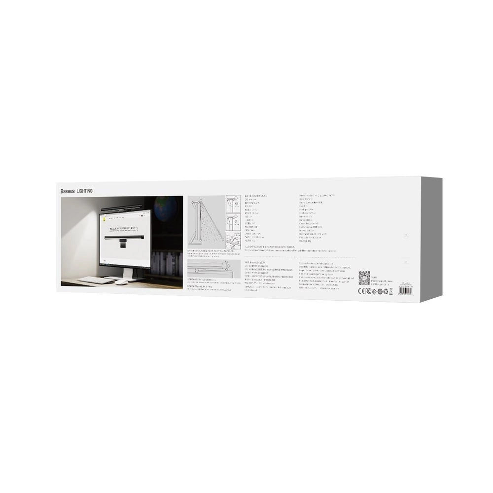 Baseus i-Wok Pro LED-skjermlampe, 3000K - 6500K, Svart DGIWK-P01