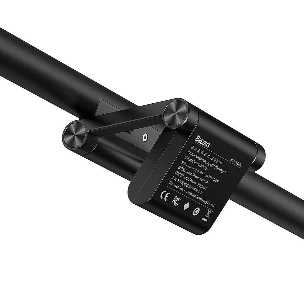 Baseus i-Wok Pro LED-skjermlampe, 3000K - 6500K, Svart DGIWK-P01
