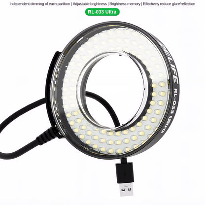 Relife RL-033 Ultra lampe for mikroskop, svart