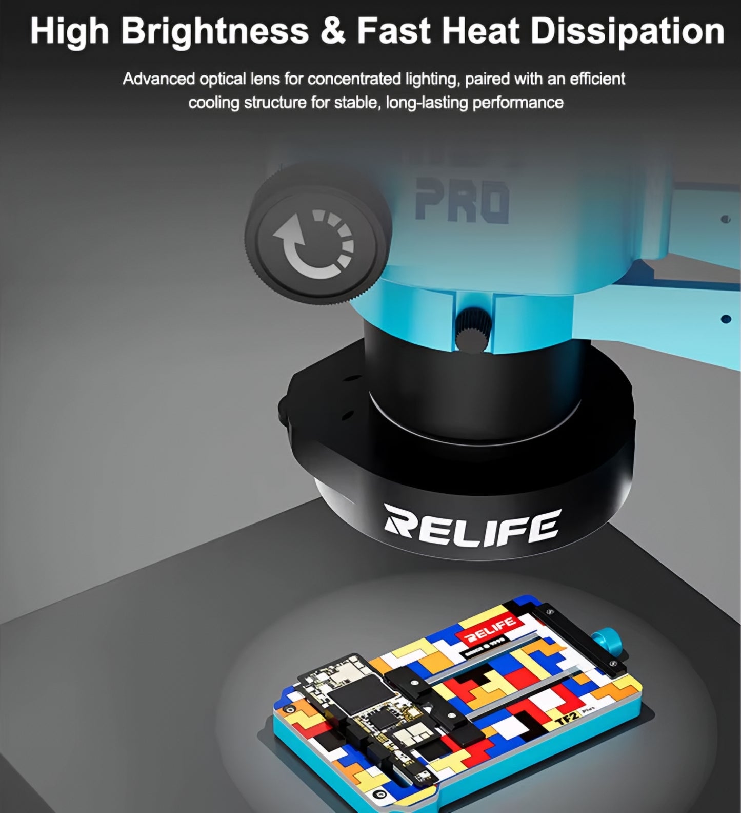 Relife RL-033E lampe for mikroskop, svart