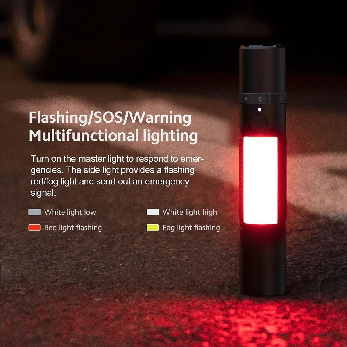 Xiaomi Mi Multifunksjon LED-lommelykt, 1000lm, IPX4 BHR7004GL