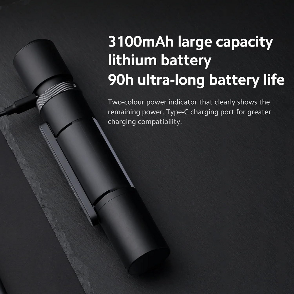 Xiaomi Mi Multifunksjon LED-lommelykt, 1000lm, IPX4 BHR7004GL