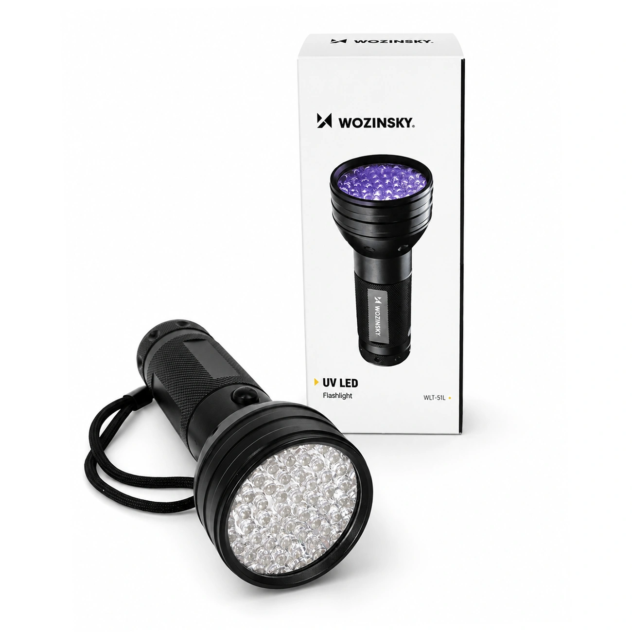 UV LED-lommelykt WZK WLT-51L, IP65